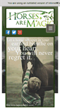 Mobile Screenshot of horsesaremagic.com